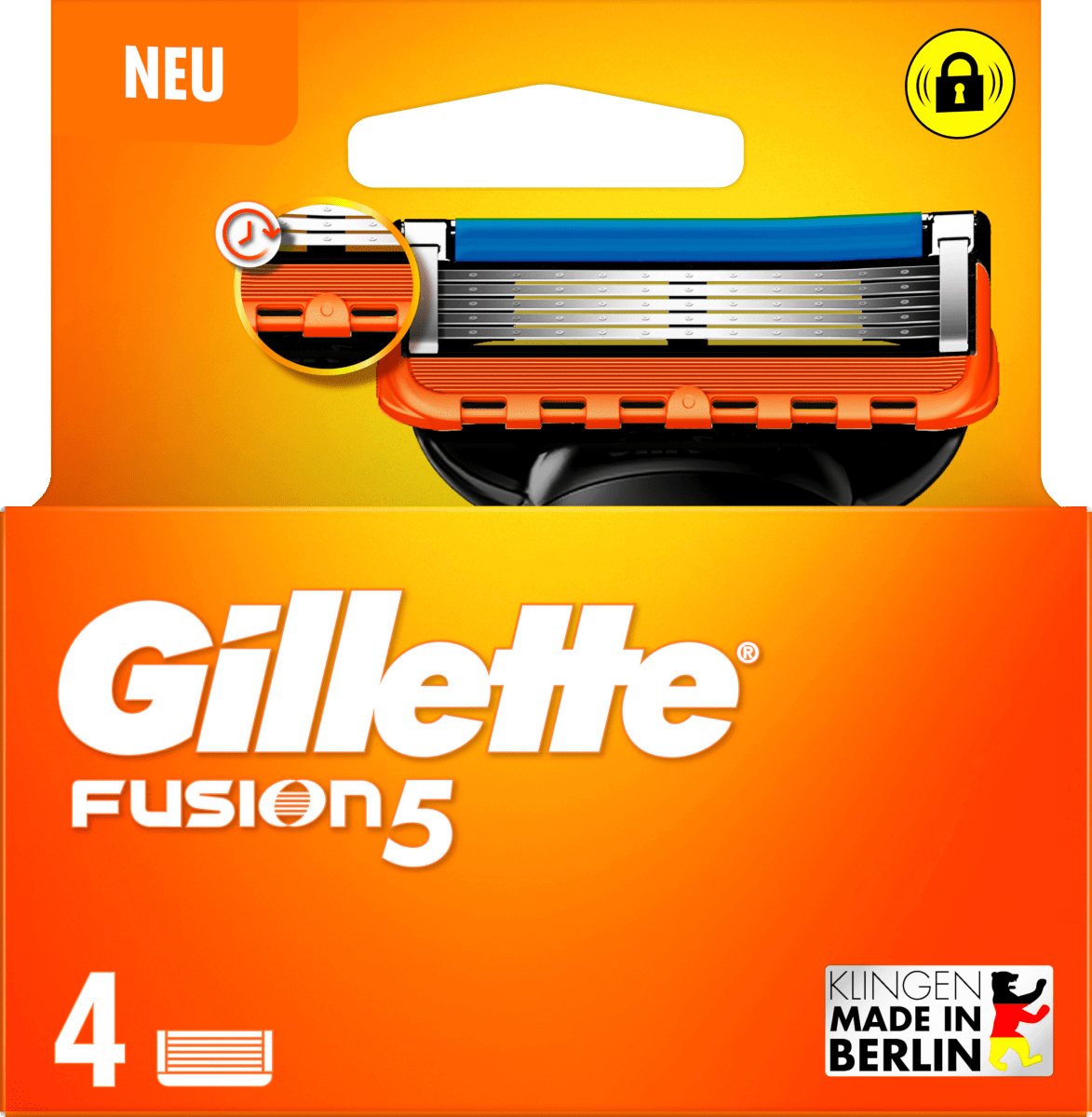 цена Лезвия для бритвы Fusion5 4 шт. Gillette