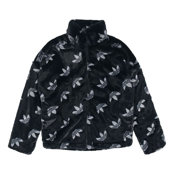 Куртка adidas originals Logo Stand Collar Sports Jacket Black, черный