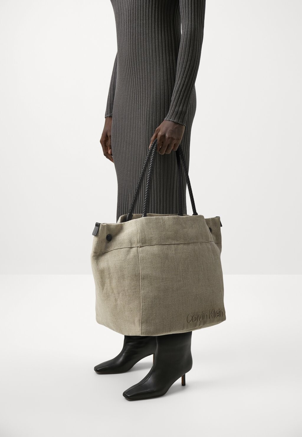 

Сумка SUMMER STORY SHOPPER Calvin Klein, цвет natural