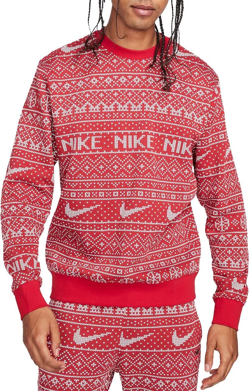 

Мужская толстовка с круглым вырезом Nike Sportswear Club Holiday