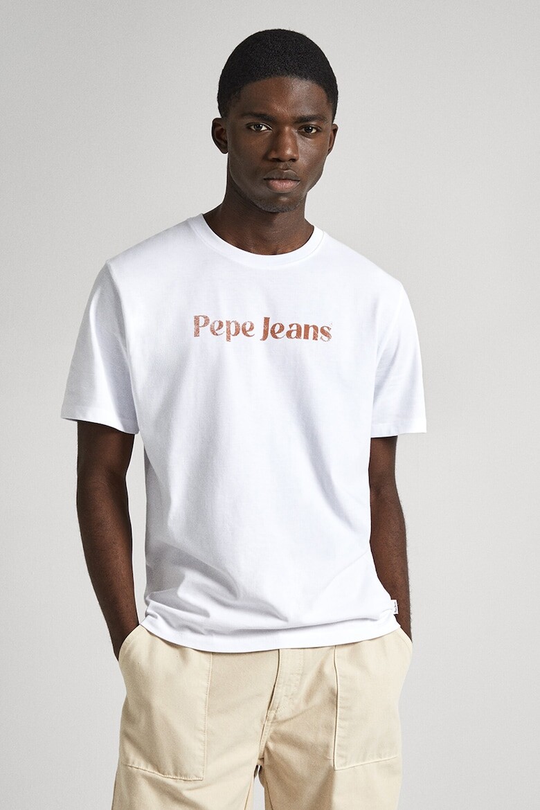 

Футболка с логотипом Pepe Jeans London, коричневый