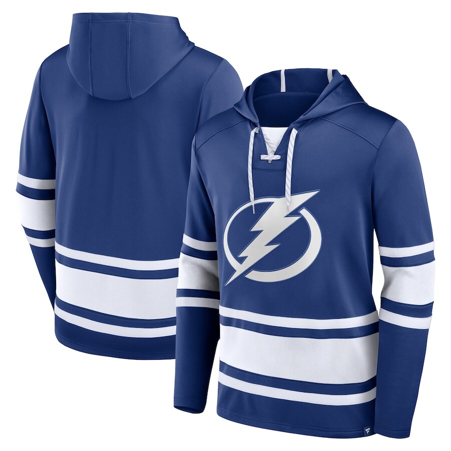 

Пуловер с капюшоном Fanatics Branded Tampa Bay Lightning, синий