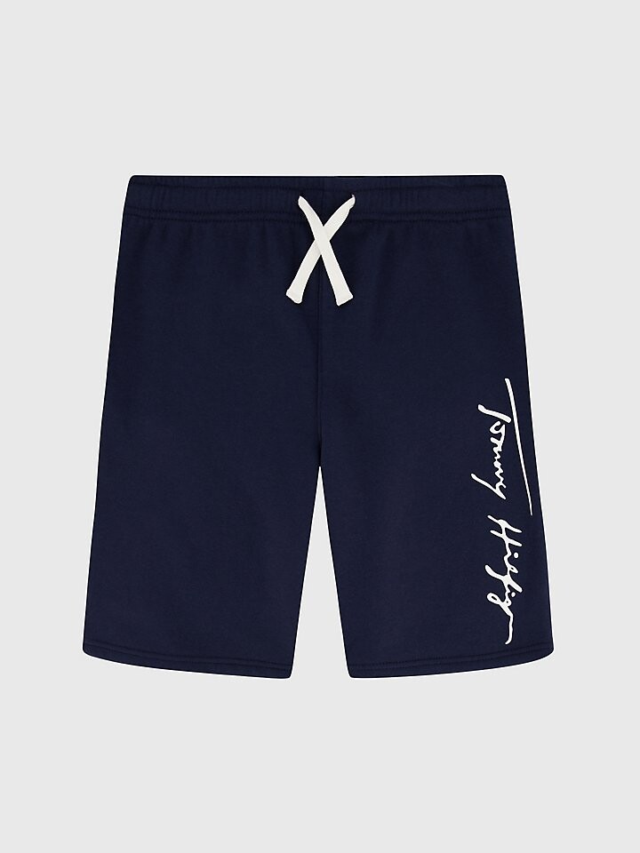 

Трикотажные шорты Little Kids Signature Tommy Hilfiger