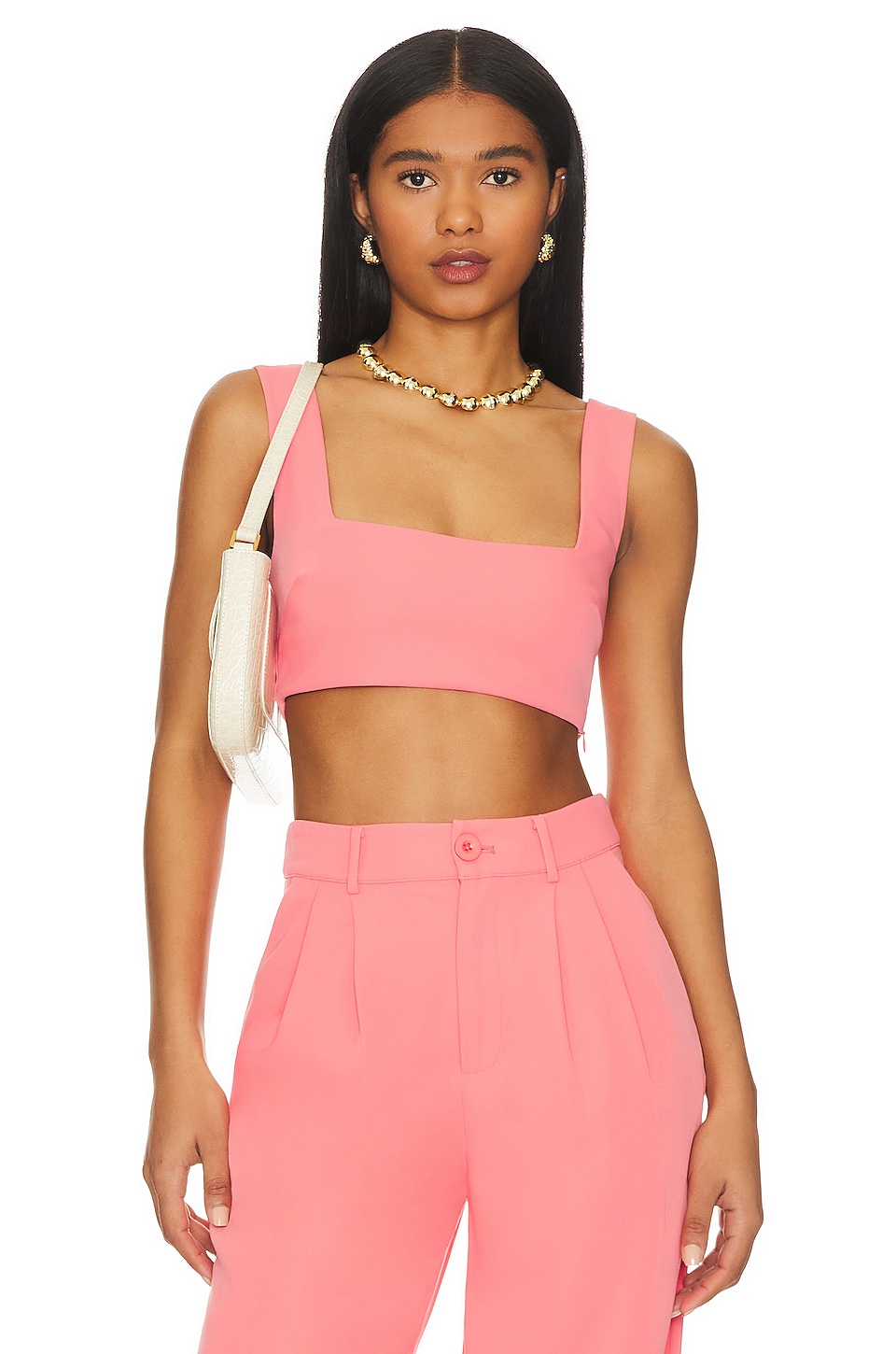 Топ Lovers and Friends Sicily Crop, цвет Coral Pink