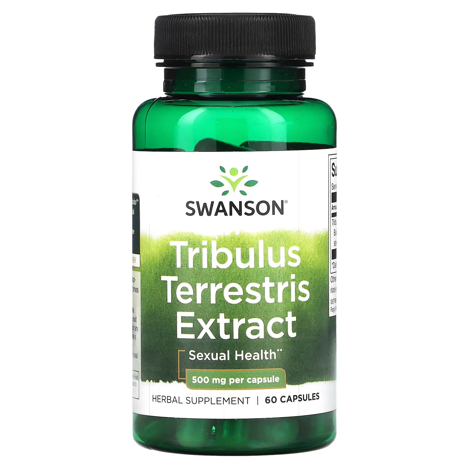 Экстракт Swanson Tribulus Terrestris 500 мг swanson экстракт mega tribulus 250 мг 60 капсул