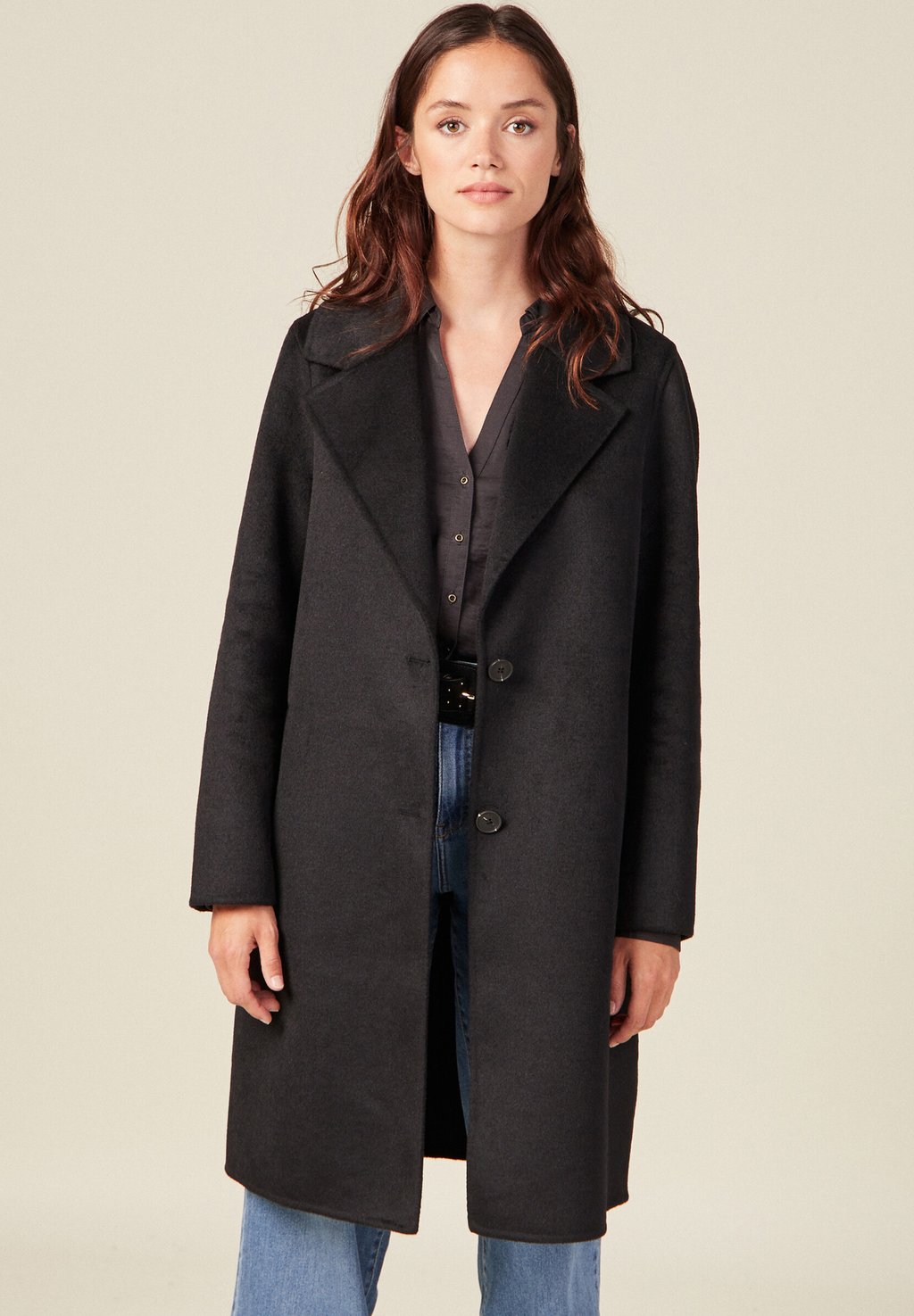 Классическое пальто MIT KNÖPFEN BONOBO Jeans, цвет noir