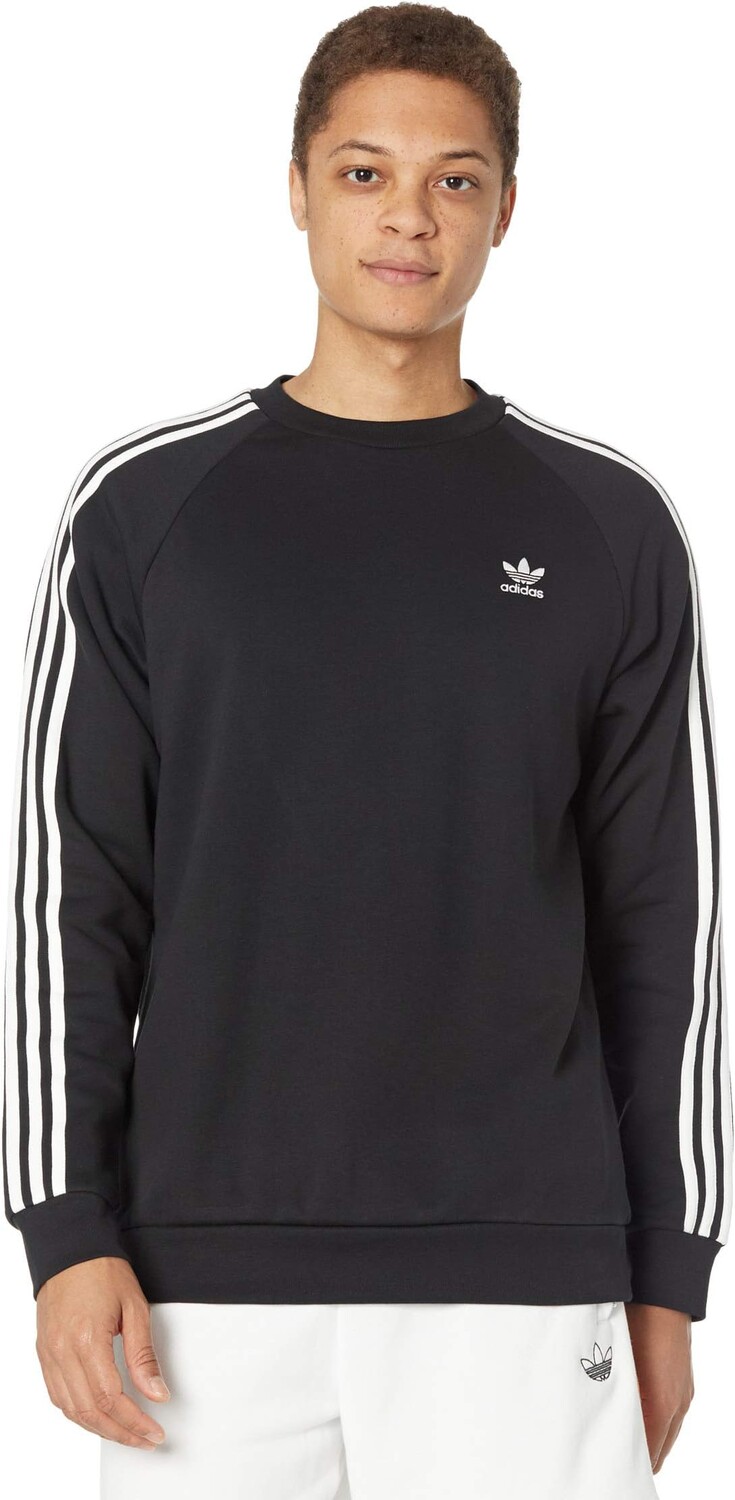 

Толстовка 3-Stripes Long Sleeve Crew adidas, черный