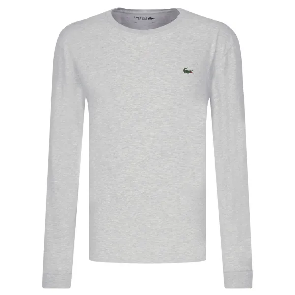 

Классический крой с длинным рукавом Lacoste, серый