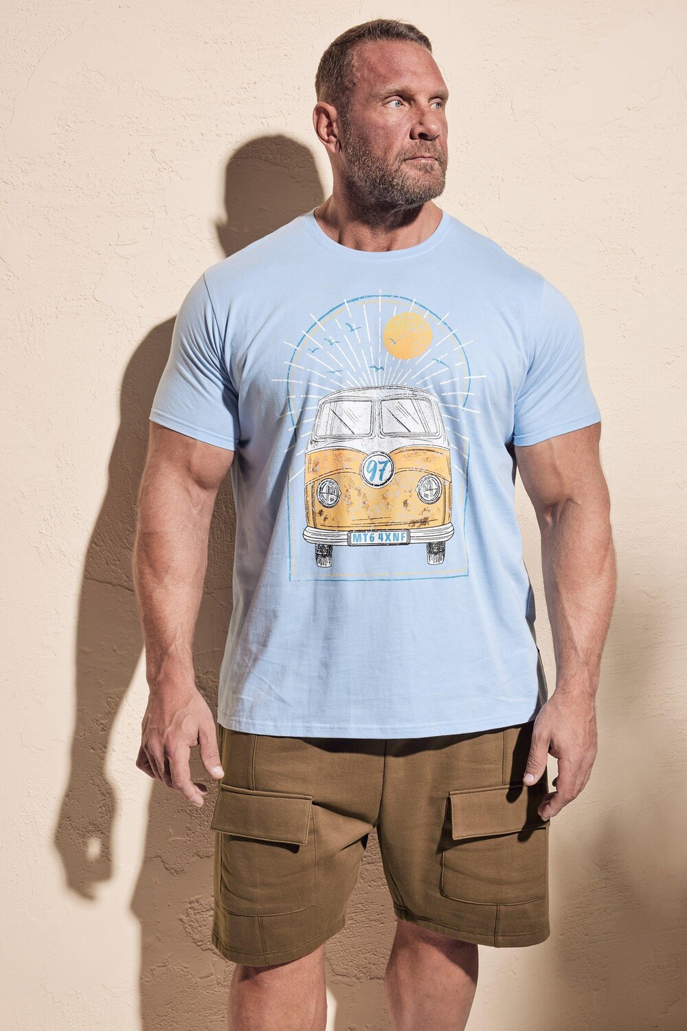 

Шорты карго Acid Wash BadRhino, коричневый