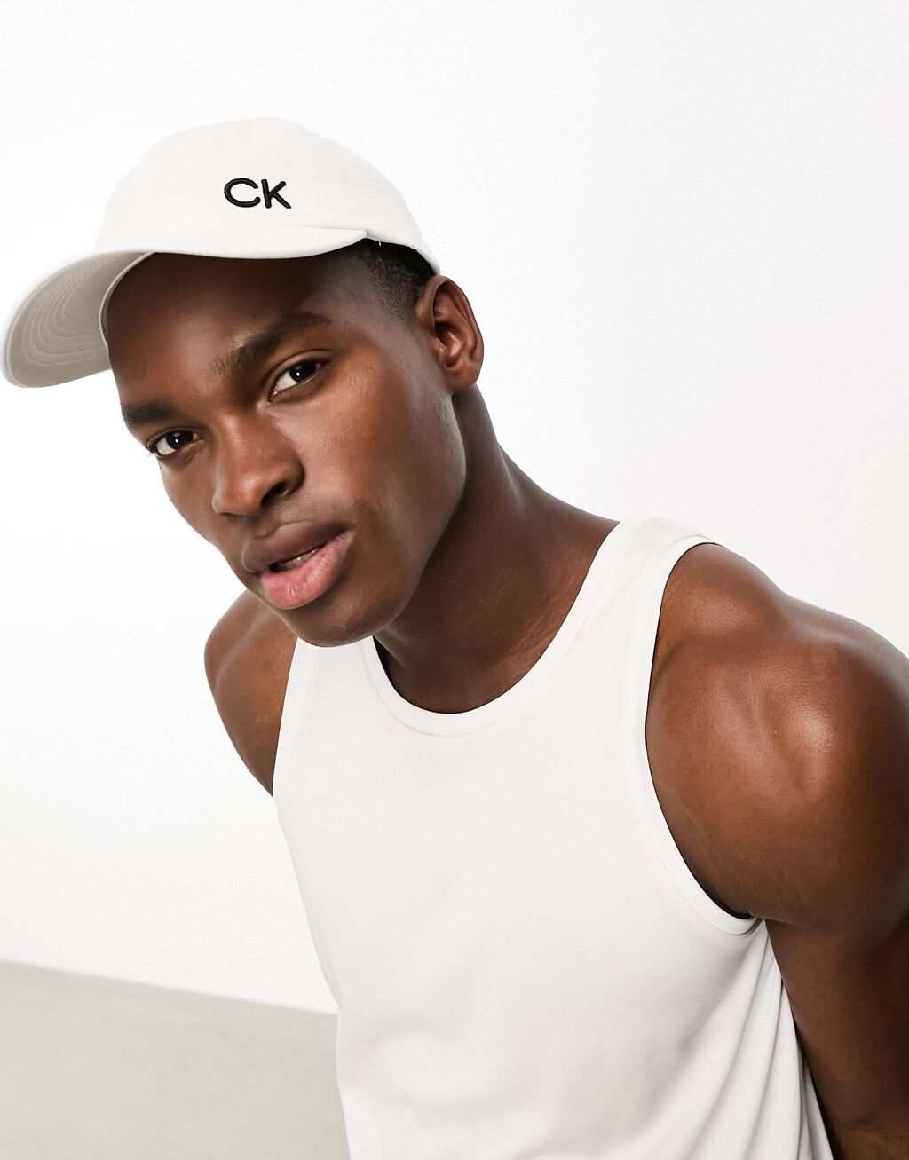 

Белая кепка из хлопкового твила Calvin Klein Golf