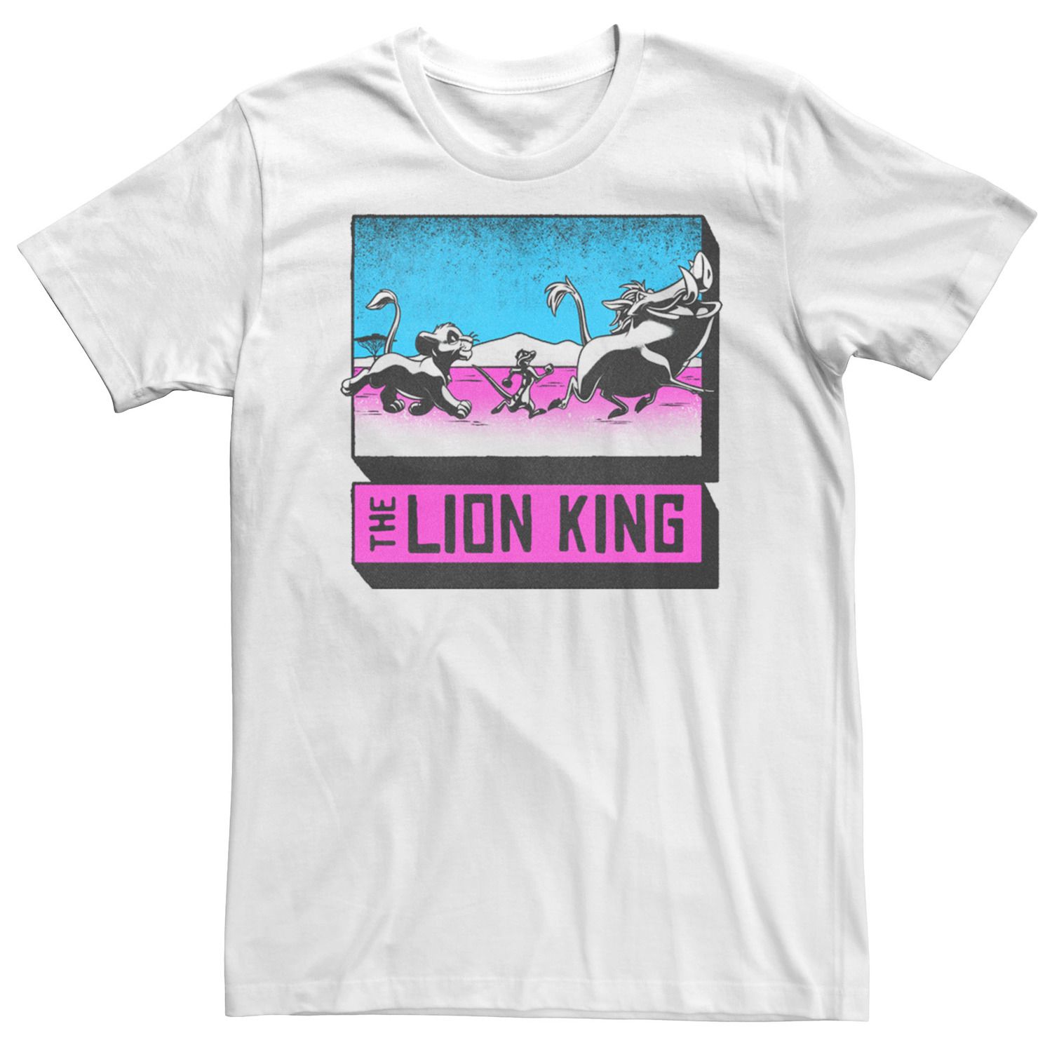 Мужская футболка «Король Лев Симба Тимон и Пумба» Disney