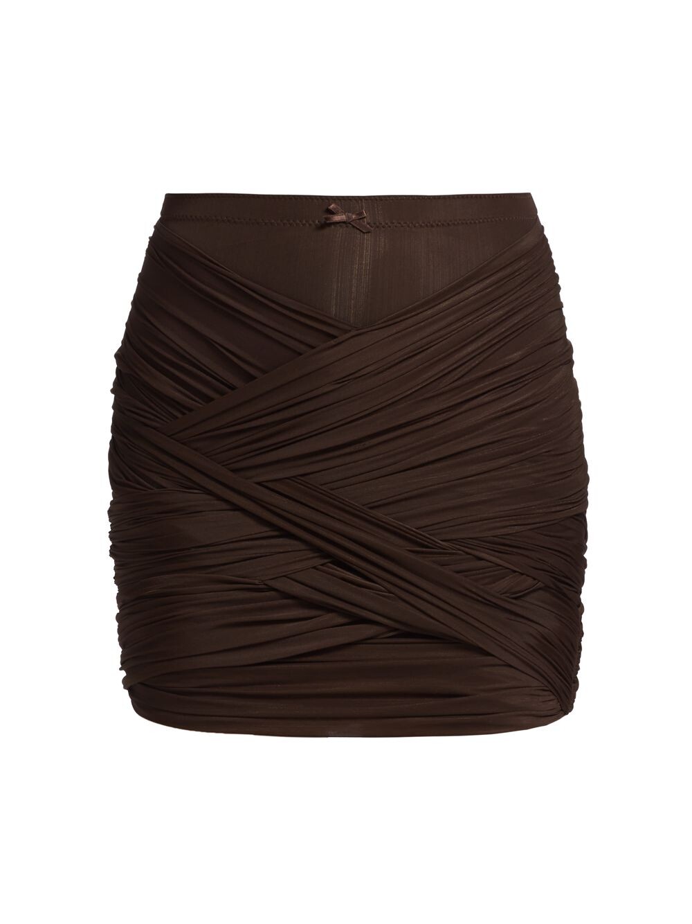 

Мини-юбка из переплетения с рюшами Alexander Wang