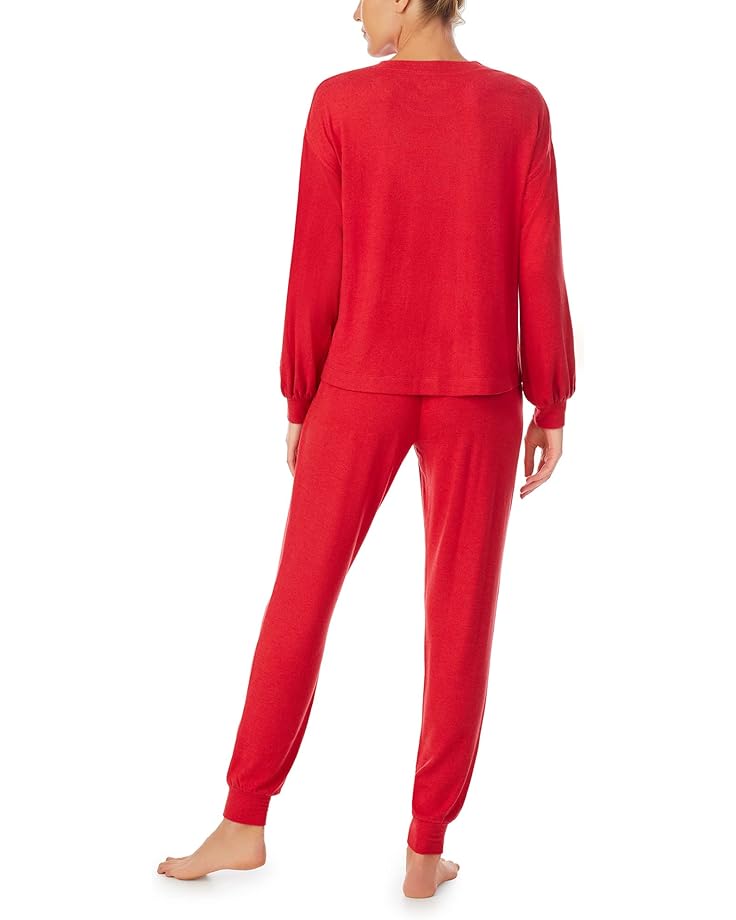 Пижамный комплект Sanctuary Long Sleeve Popover and Joggers PJ Set, цвет Red Marl