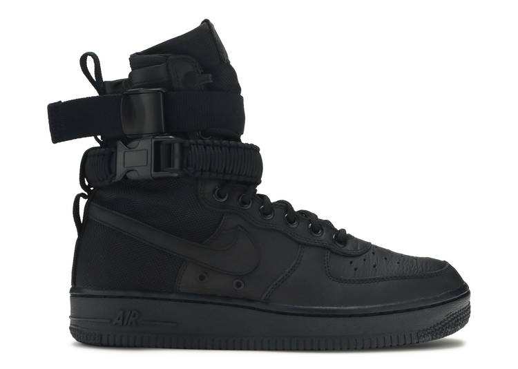 Nike WMNS SF AIR FORCE 1 HIGH TRIPLE BLACK CDEK.Shopping