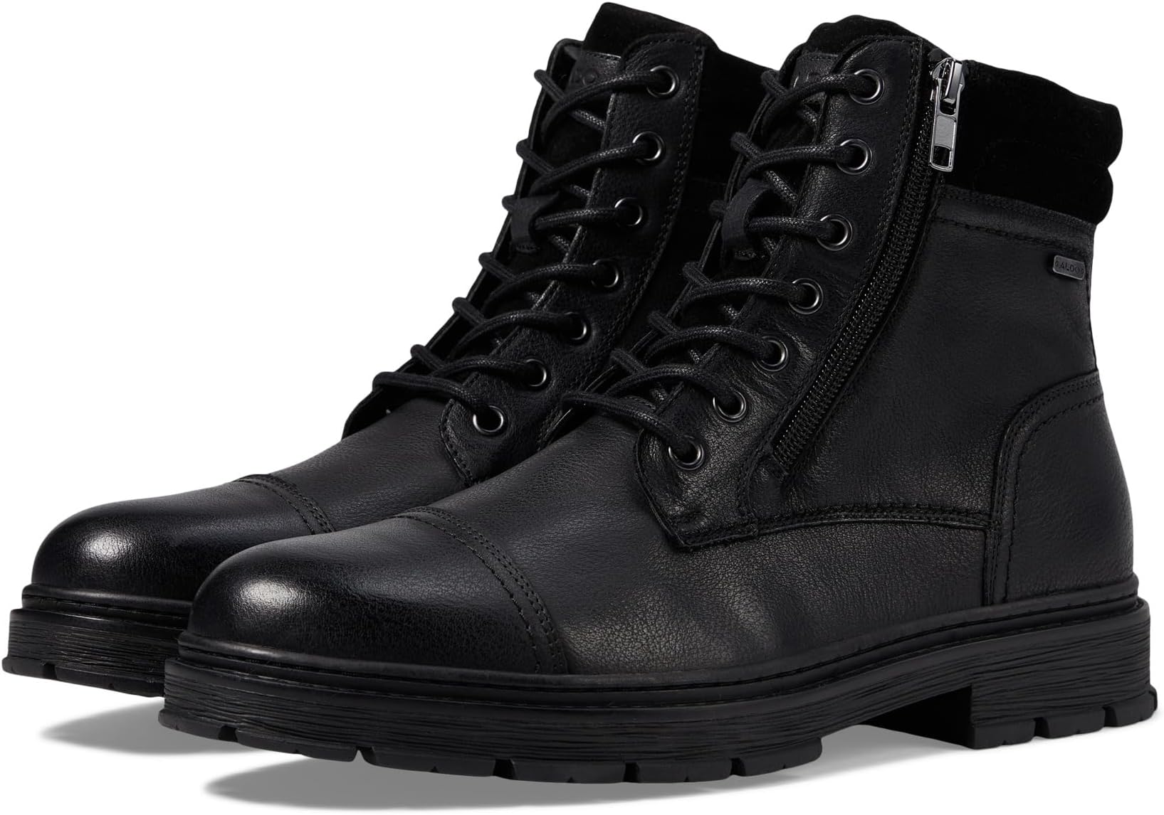 Ботинки на шнуровке Atwood ALDO, цвет Other Black ботильоны на шнуровке preralithh aldo цвет other black