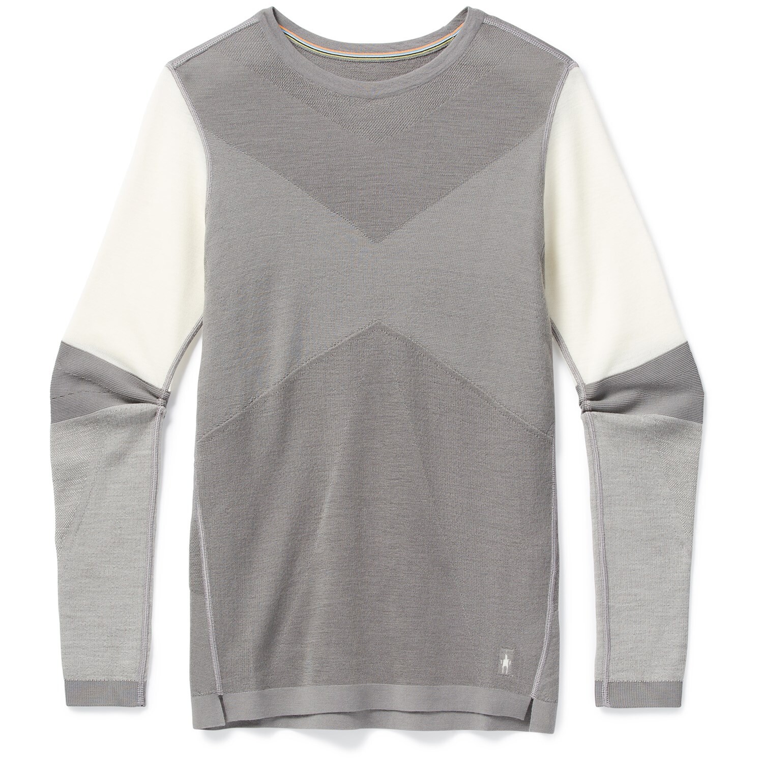 

Утпленный топ Smartwool Intraknit Merino 250 Thermal Colorblock, серый