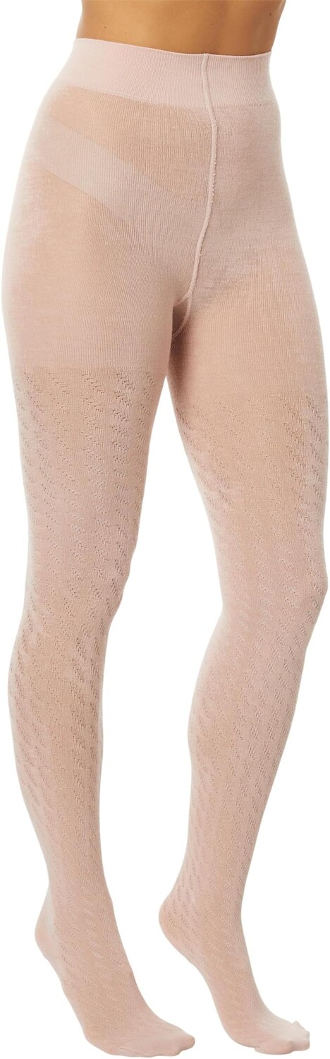 

Жаккардовые колготки из мериноса Wolford, цвет Rosepowder