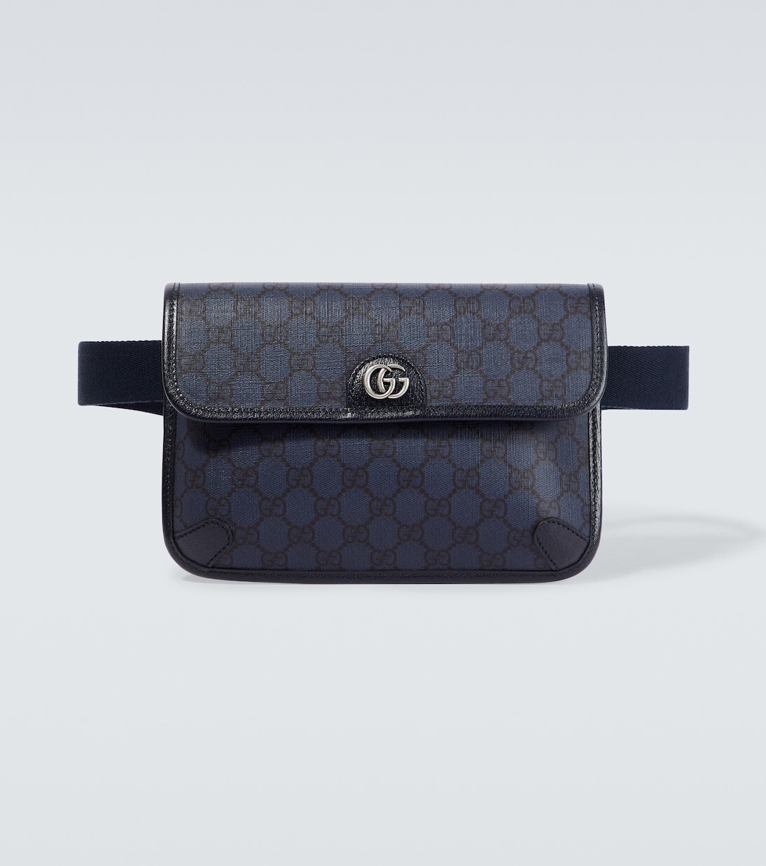 

Маленькая поясная сумка из холщовой ткани ophidia gg Gucci, синий