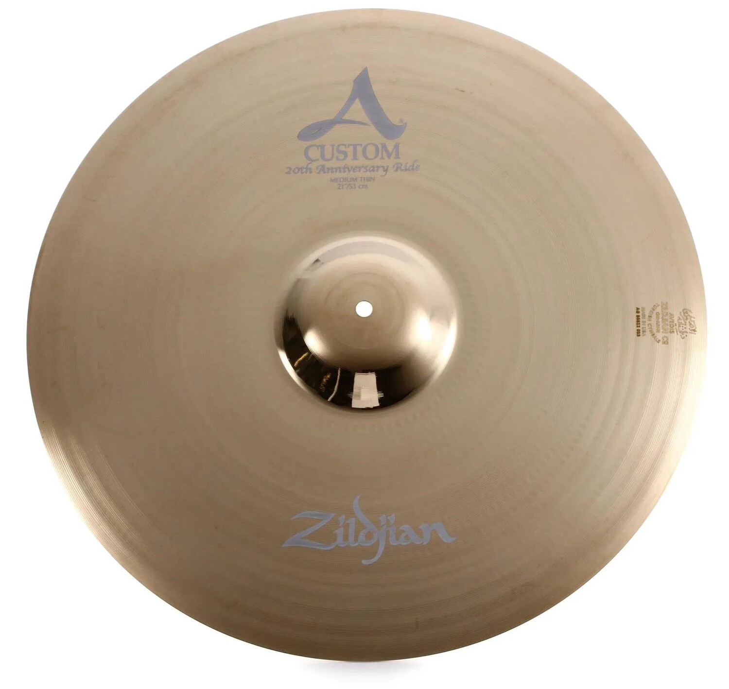 

Zildjian 21-дюймовая тарелка Custom, посвященная 20-летию Ride