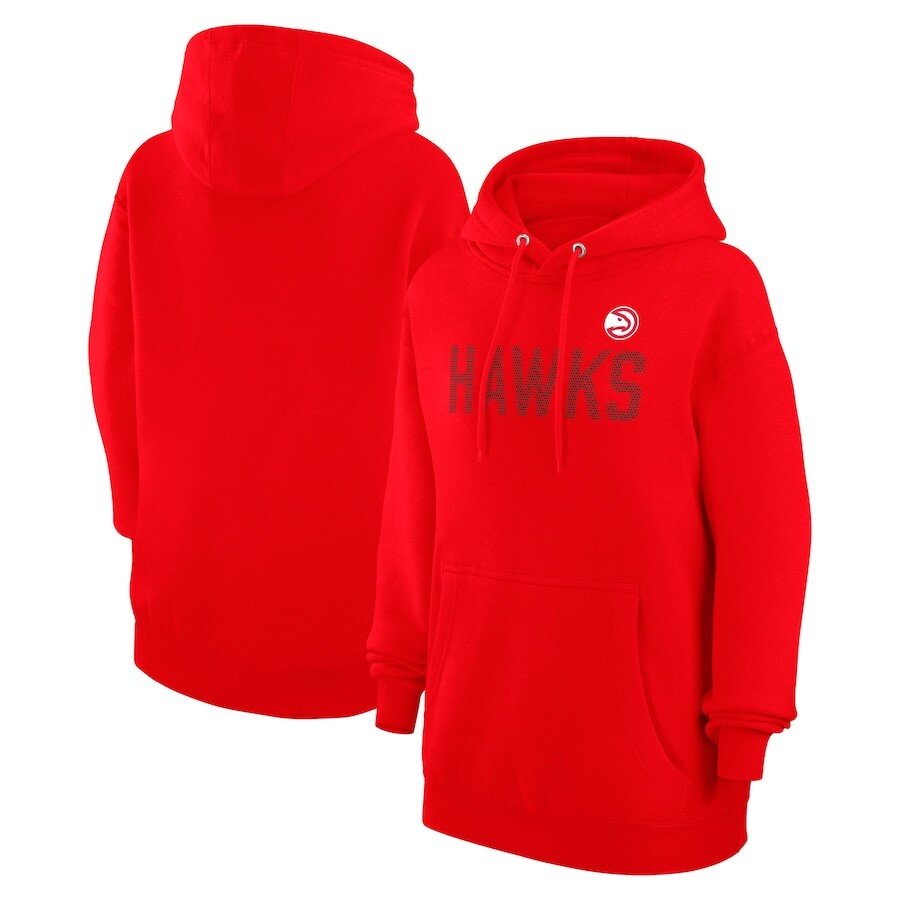 

Пуловер с капюшоном G-III 4Her by Carl Banks Atlanta Hawks, красный
