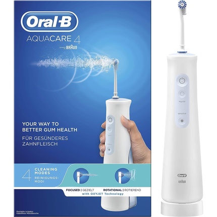 Электрическая зубная щетка Braun Aqua Care 4 для ухода за полостью рта, белая, Oral-B
