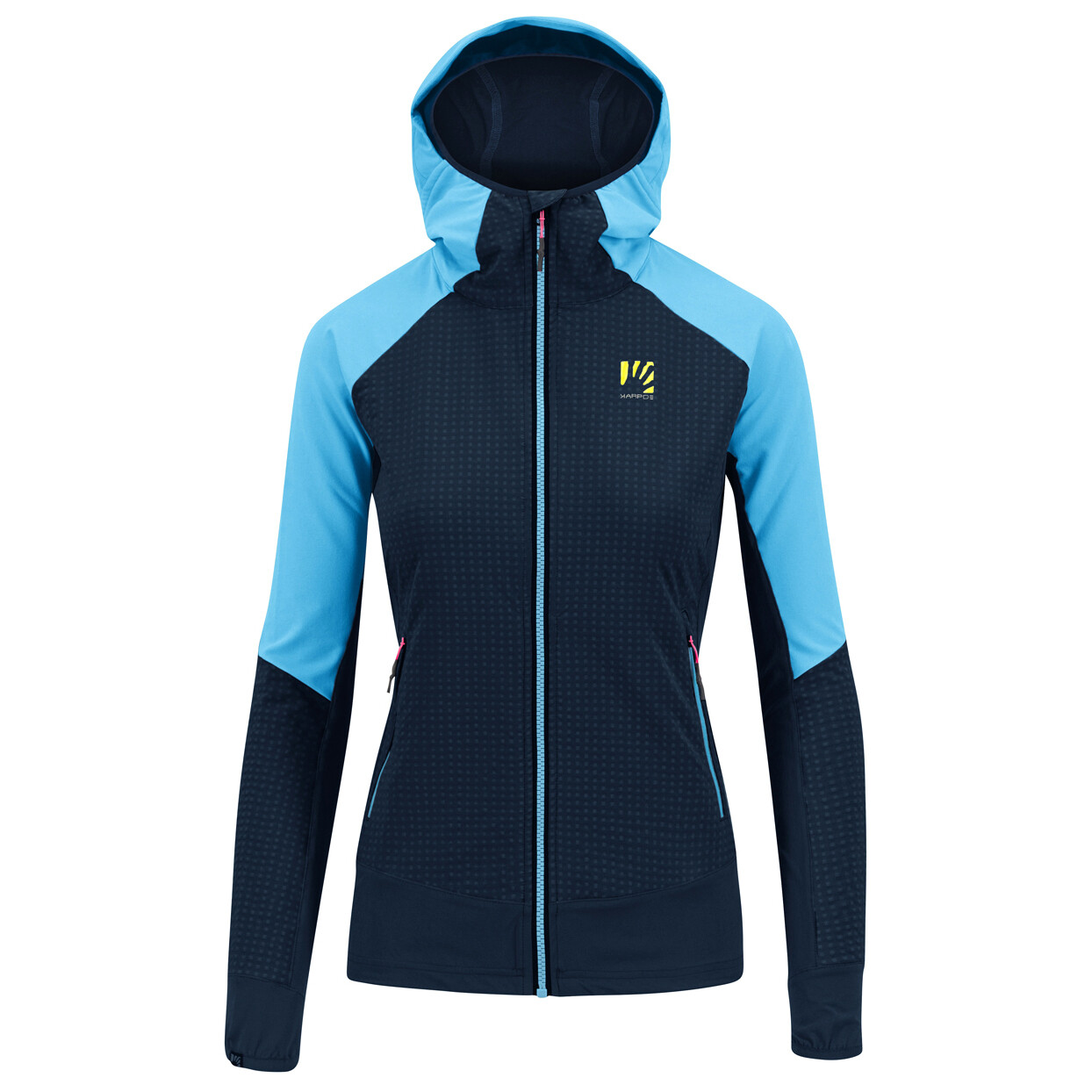 

Куртка из софтшелла Karpos Women's Lede, цвет Sky Captain/Blue Atoll