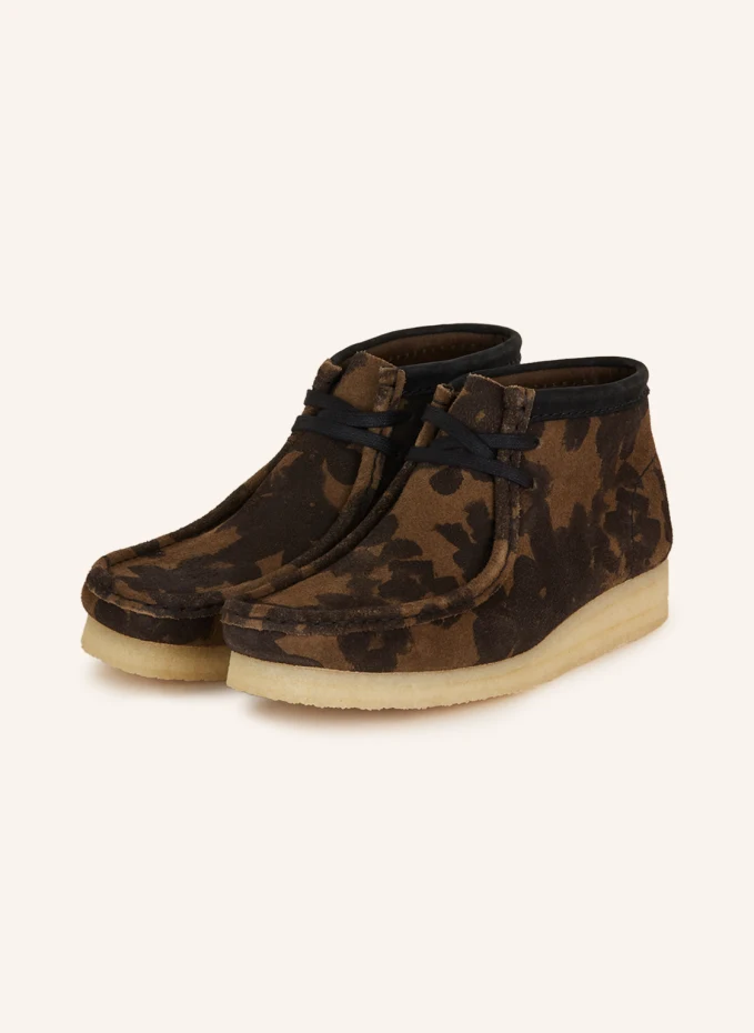 

Туфли на шнуровке wallabee Clarks Originals, черный