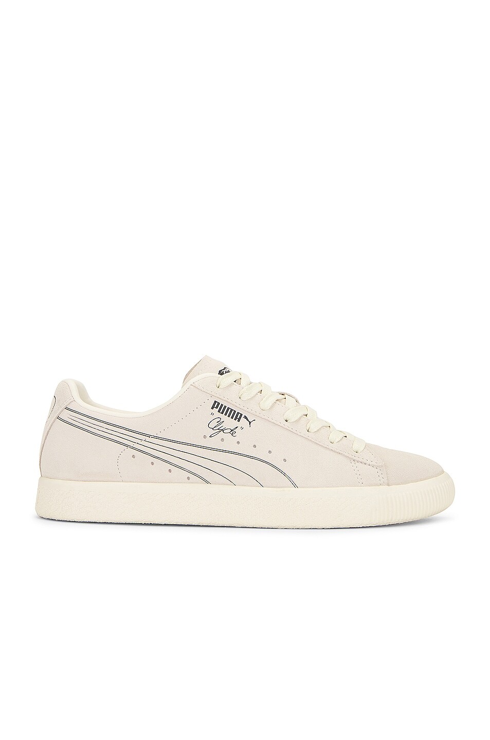 

Кроссовки Puma Select Clyde No. 1s, цвет Frosted Ivory & Smokey Gray