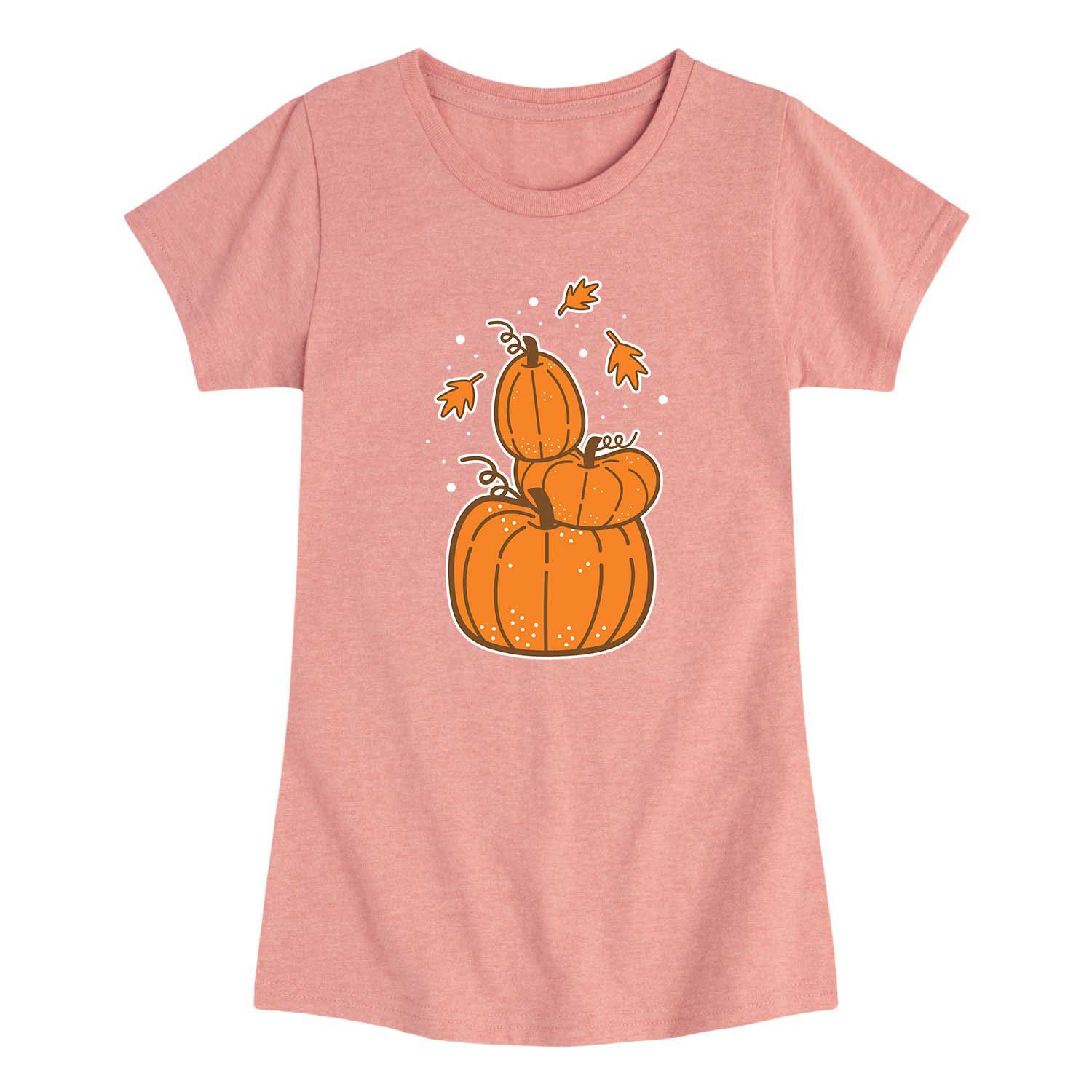 Осенняя футболка с рисунком тыквы для девочек 7–16 лет Licensed Character футболка с рисунком конфет и тыквы для девочек 7–16 лет licensed character