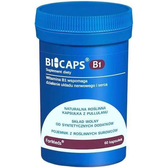 BICAPS Витамин B1 Тиамин 100 мг 60 капсул Formeds