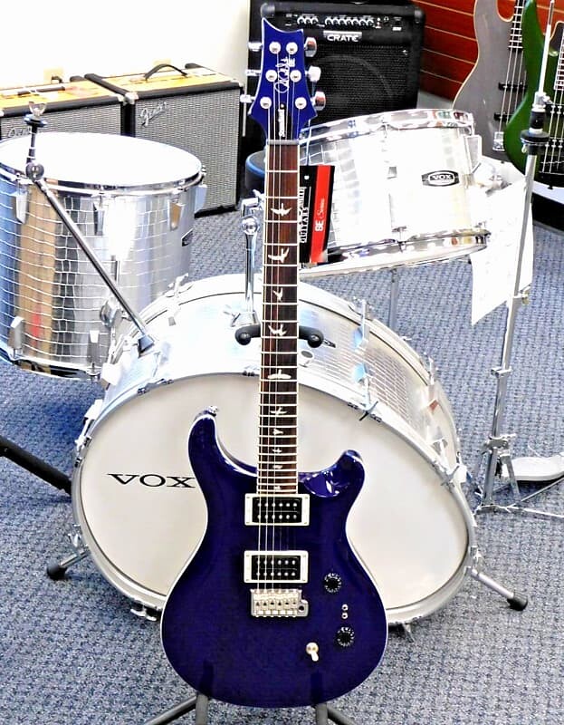 

Электрогитара 2023 PRS SE Standard 24-08 Electric Guitar w/ PRS Gig Bag! Trans Blue! BRAND NEW!!!