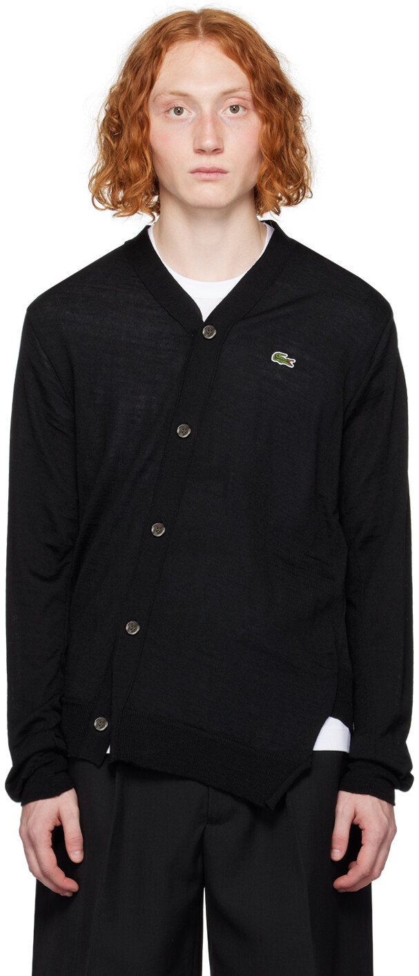 

Черный кардиган Lacoste Edition Comme des Garçons