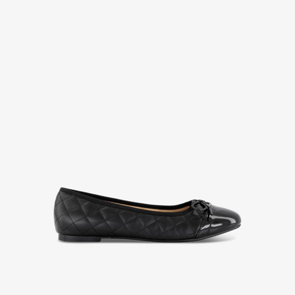 

Стеганые кожаные балетки Amelie French Sole, черный