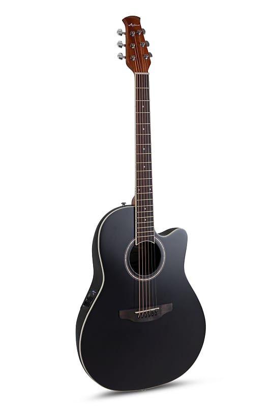 Акустическая гитара Ovation Applause Acoustic Electric Guitar - Black Satin - AB28-5S