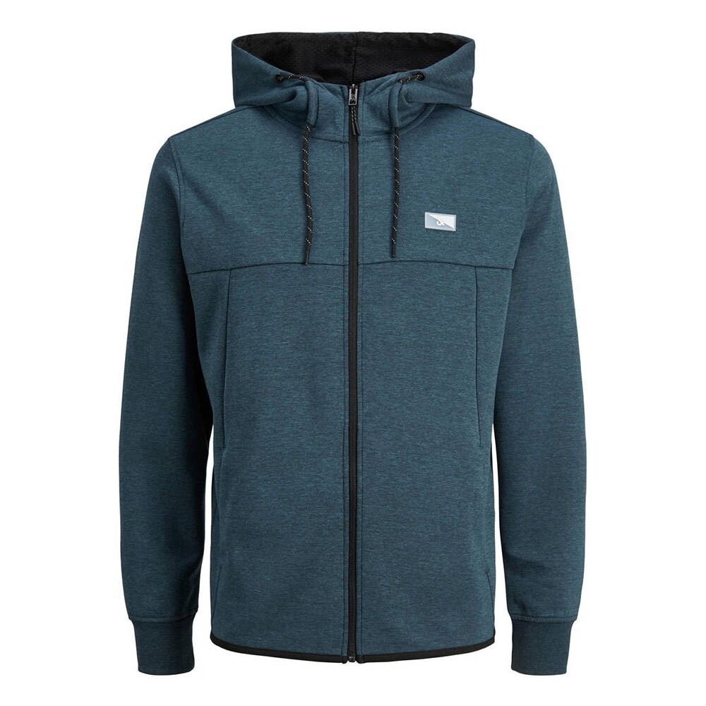 

Толстовка Jack & Jones Jcoair Noos 12204926 Full Zip, зеленый