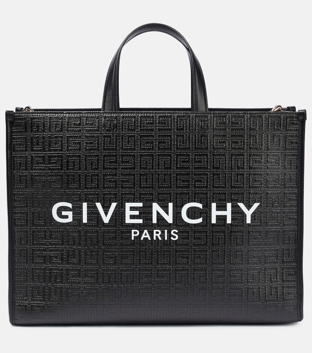 

Сумка-шоппер g-tote среднего размера из парусины 4 г Givenchy, черный