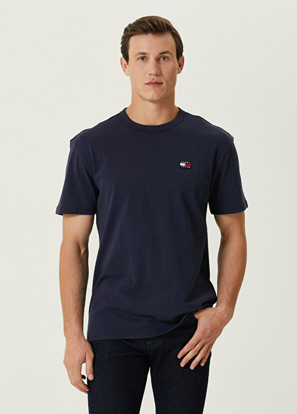 

Классическая синяя футболка с логотипом Tommy Jeans, Синий