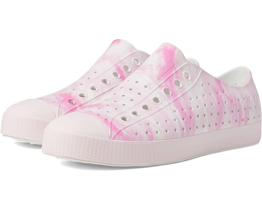 Кроссовки Native Shoes Jefferson Sugarlite Print, цвет Shell White/Milk Pink/Pink Clouds цена и фото
