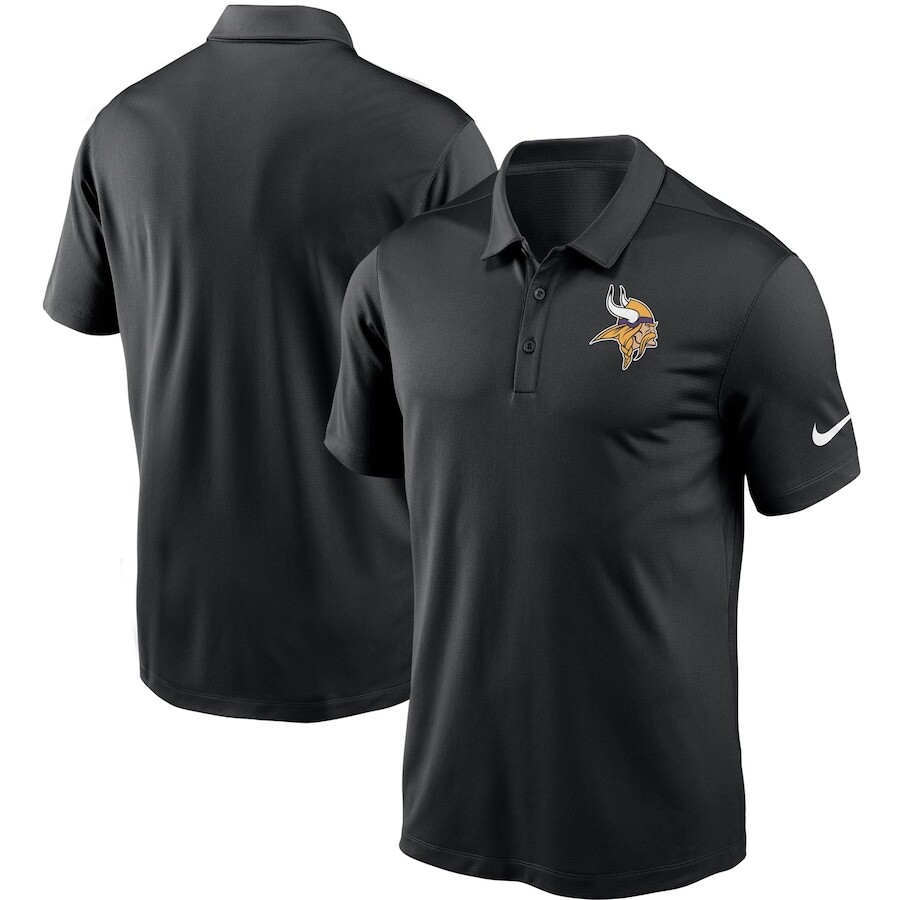 

Поло с коротким рукавом Nike Minnesota Vikings, черный