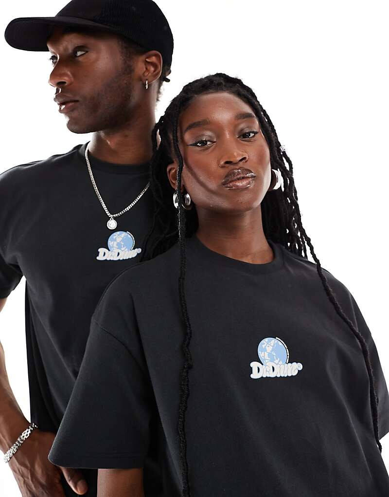 

Dr Denim Unisex – Trooper – Роскошная футболка кремового цвета с небольшой графикой спереди