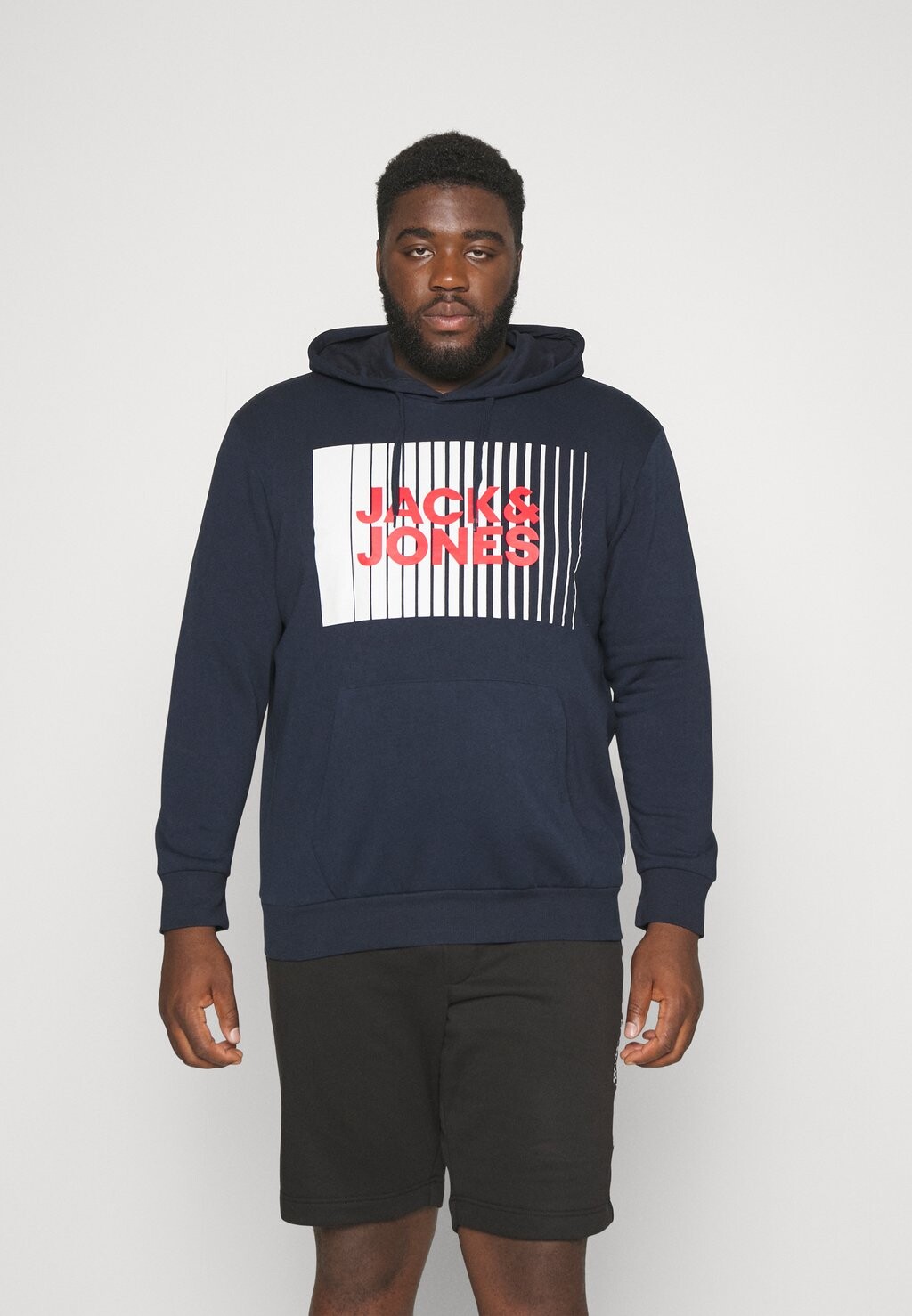 

Толстовка PLAY NOOS PLS LOGO Jack & Jones, темно-синий
