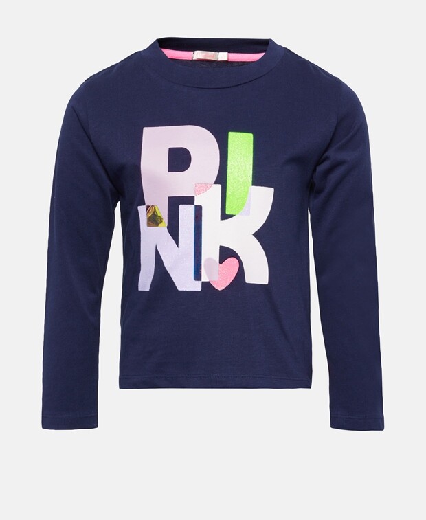 

Топ с длинными рукавами Billieblush, темно-синий