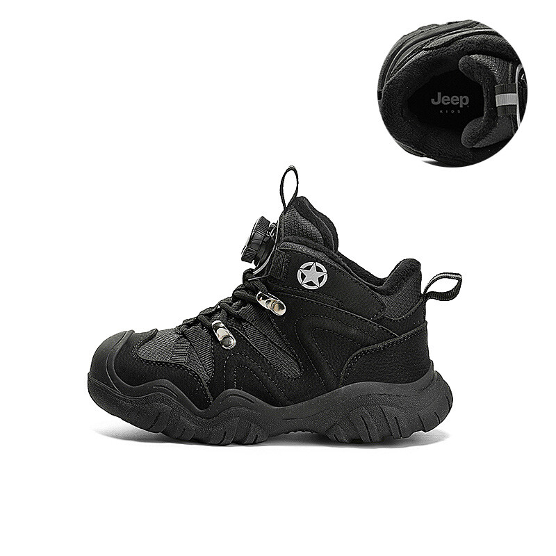 

Кроссовки Jeep Kids Lifestyle Shoes Kids High-top Gray, черный
