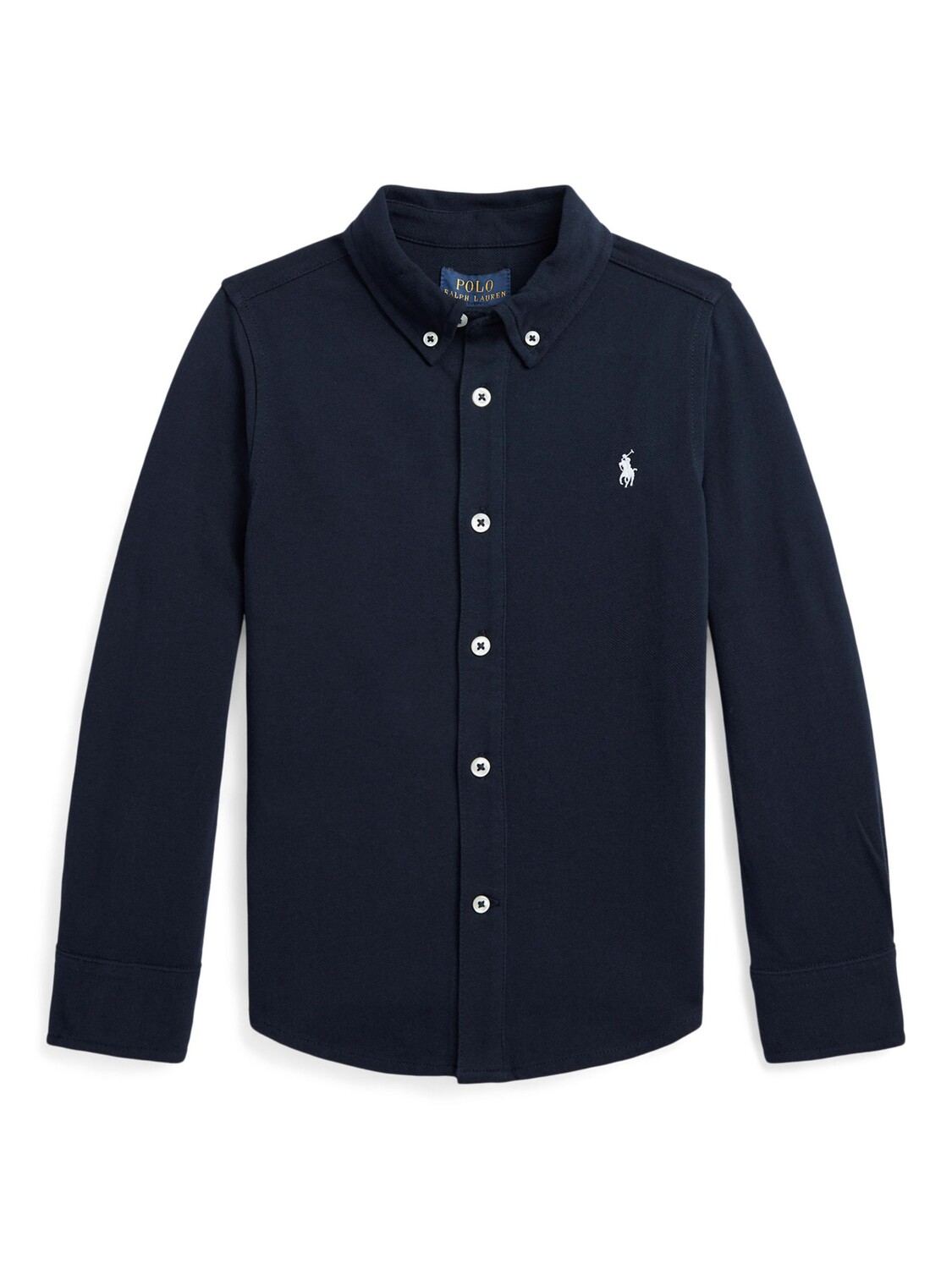 

Детская оксфордская рубашка Ralph Lauren, авиатор темно-синий