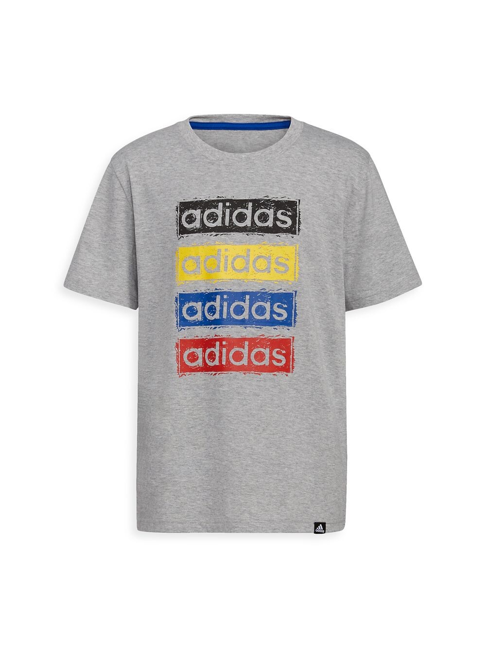 

Футболка Sketchy с графическим принтом для мальчиков adidas, серый