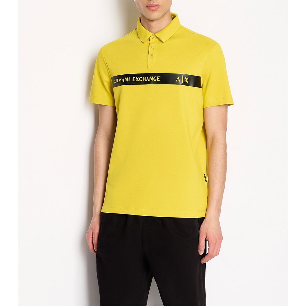 

Поло Armani Exchange 6RZFCA_ZJ9SZ, желтый