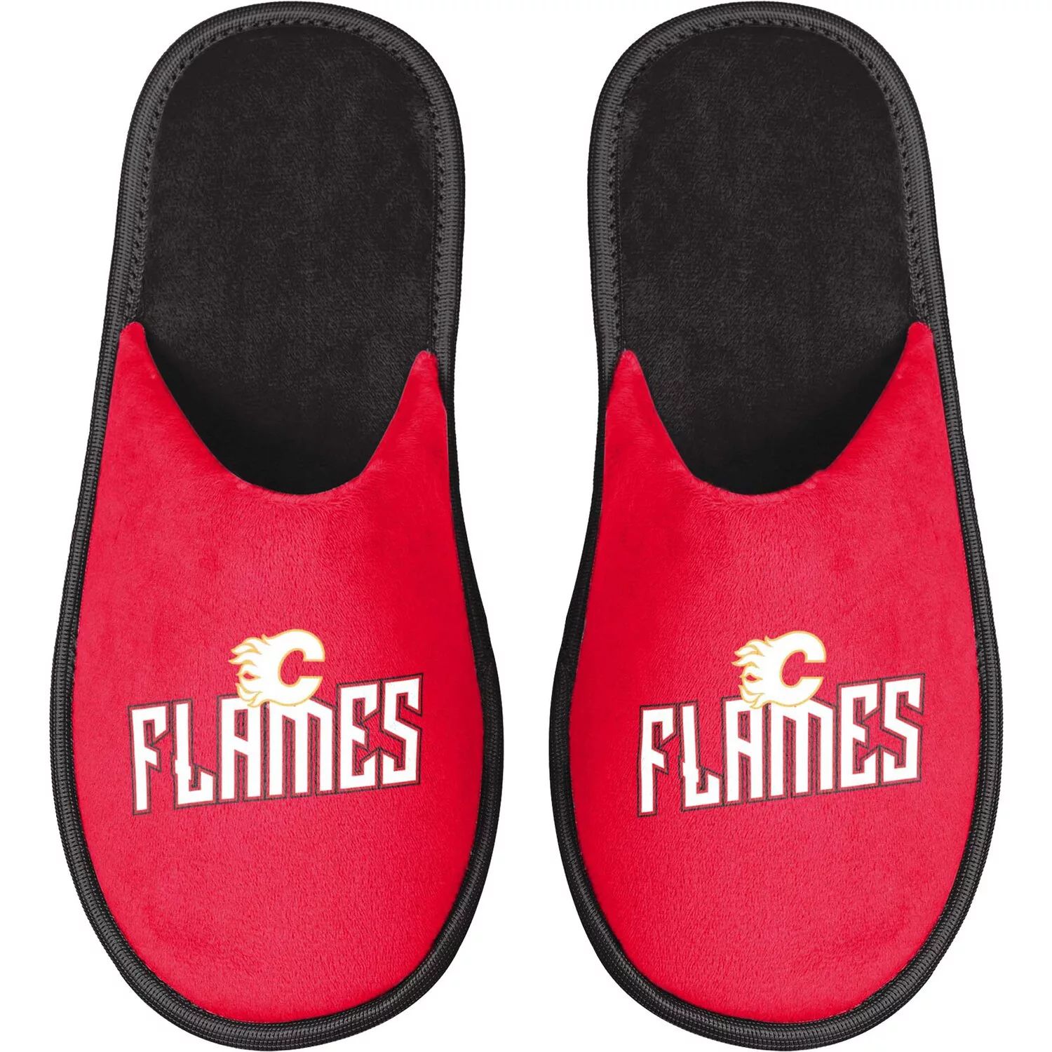 Мужские шлепанцы FOCO Calgary Flames Scuff