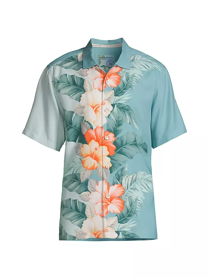 

Шелковая рубашка на пуговицах Sun & Shade Grove Tommy Bahama, цвет airy