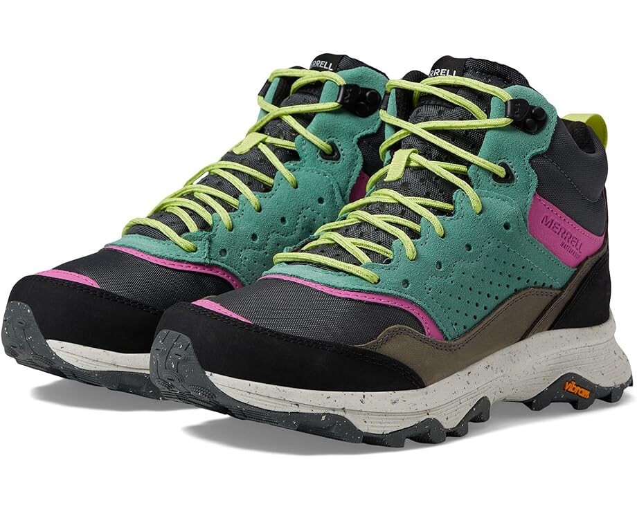 

Походные ботинки Merrell Speed Solo Mid WP, цвет Rock Multi