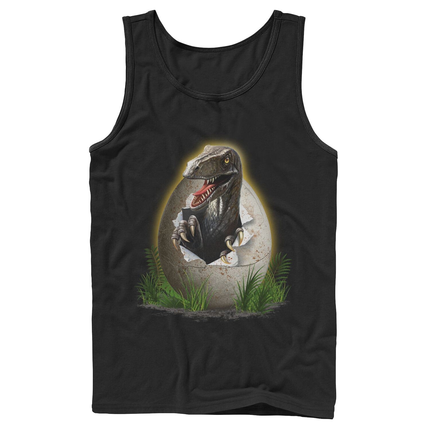 

Мужская майка с рисунком «Парк Юрского периода Raptor Breaking The Egg» Jurassic World